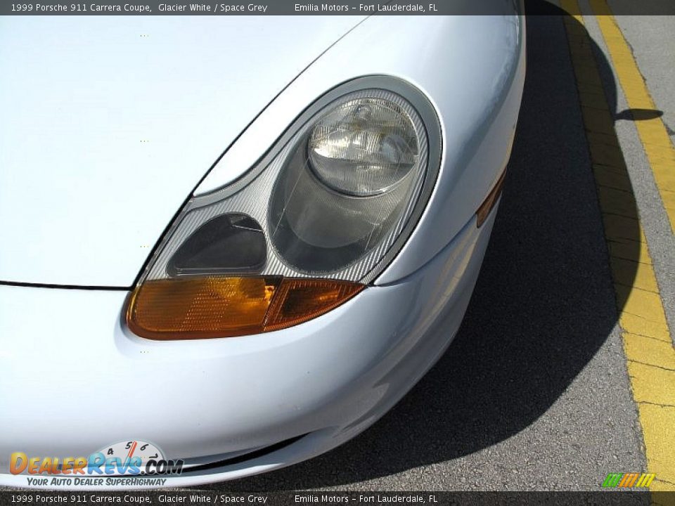 1999 Porsche 911 Carrera Coupe Glacier White / Space Grey Photo #26