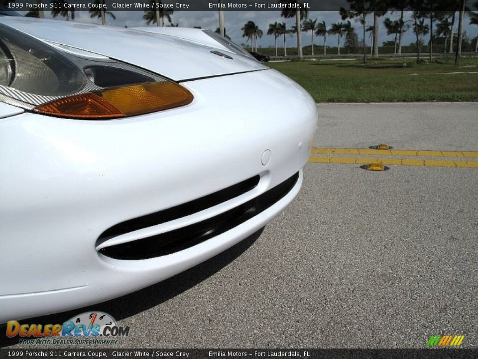 1999 Porsche 911 Carrera Coupe Glacier White / Space Grey Photo #27