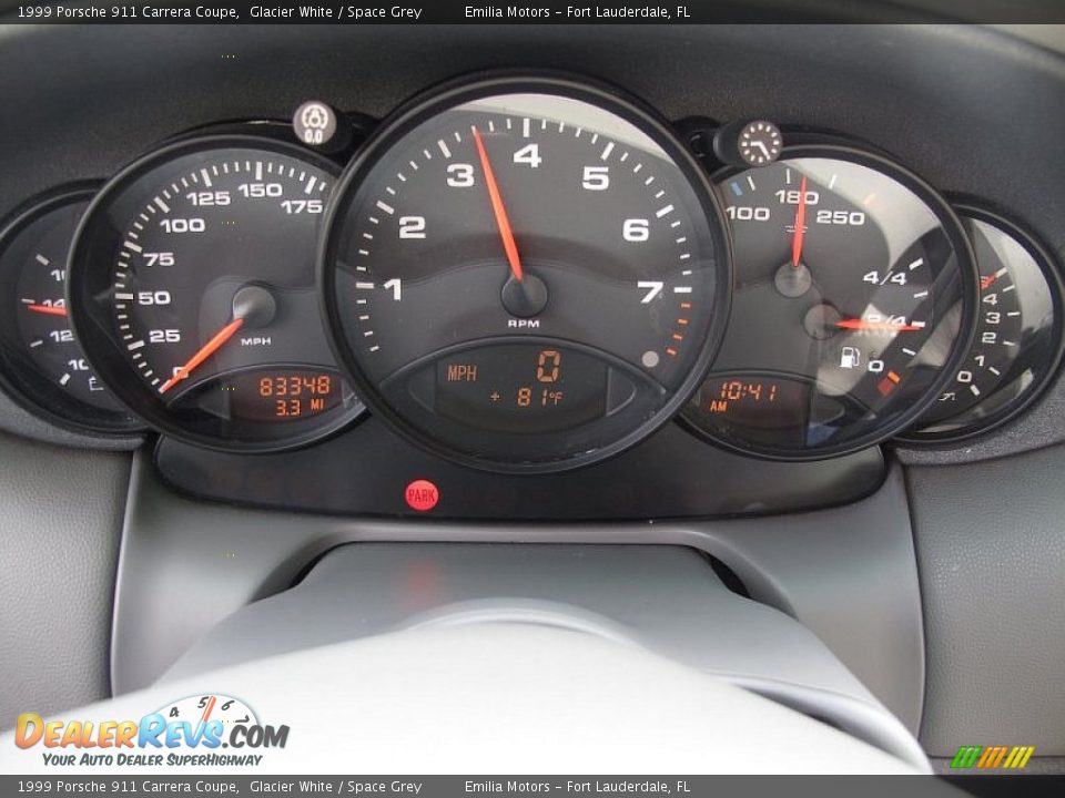 1999 Porsche 911 Carrera Coupe Gauges Photo #33