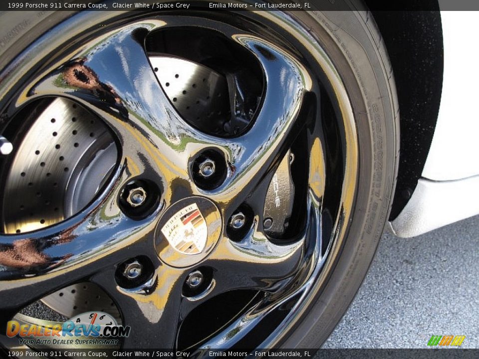 1999 Porsche 911 Carrera Coupe Glacier White / Space Grey Photo #55