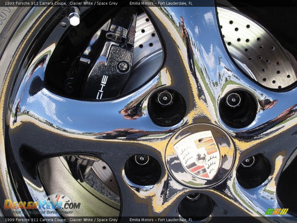 1999 Porsche 911 Carrera Coupe Glacier White / Space Grey Photo #56