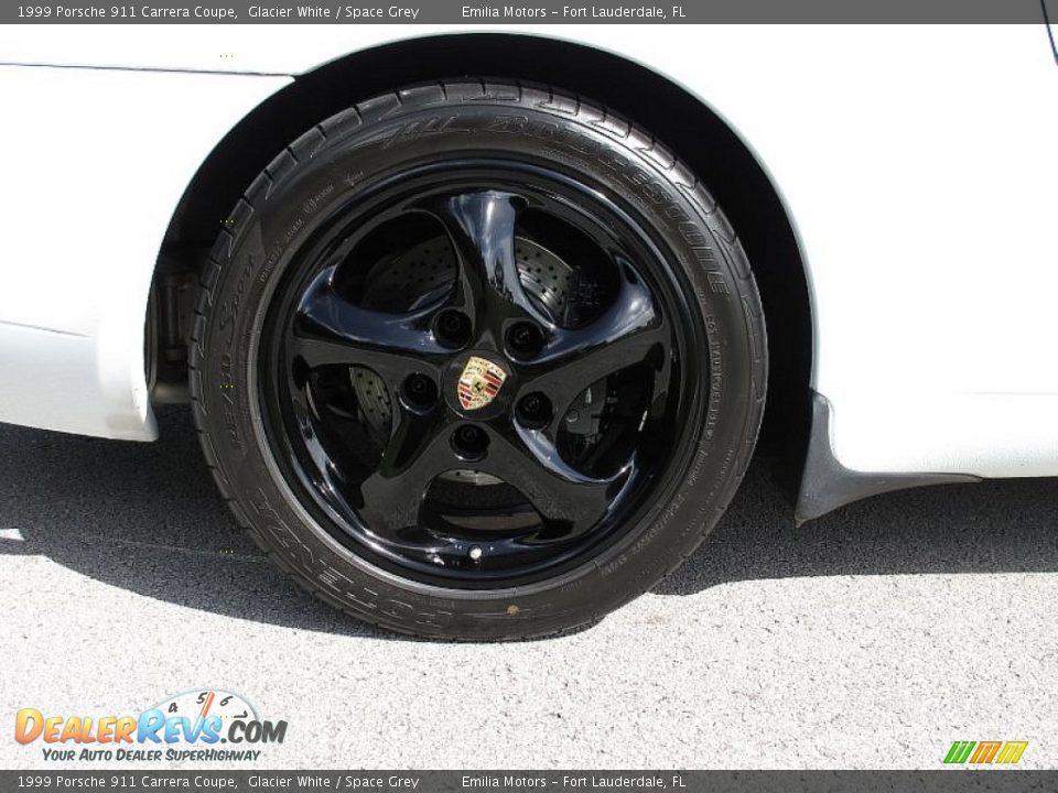 1999 Porsche 911 Carrera Coupe Glacier White / Space Grey Photo #57