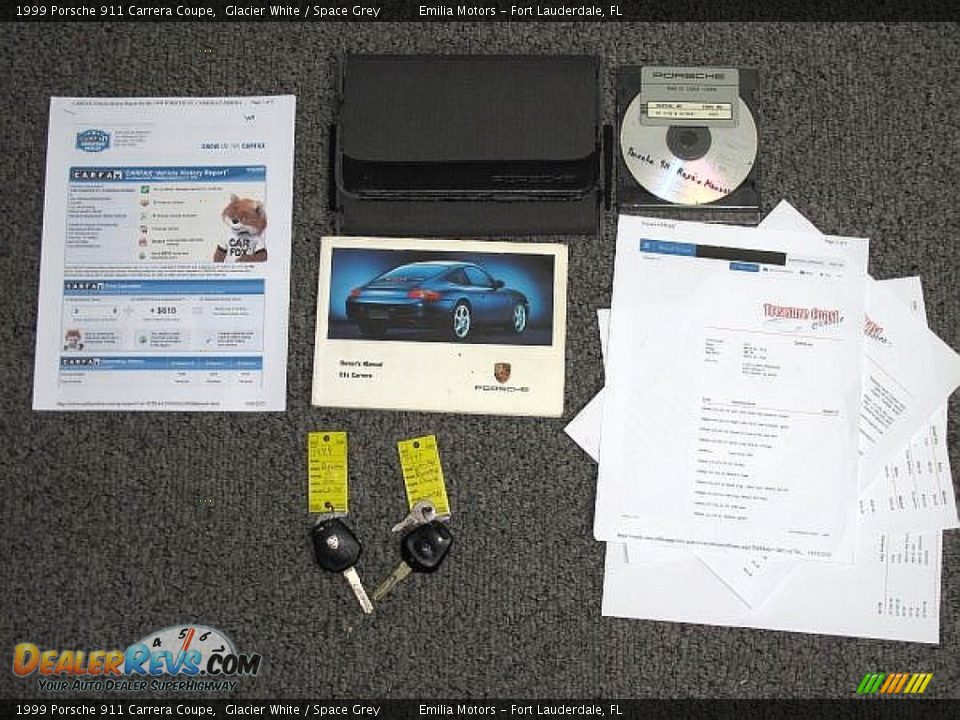 1999 Porsche 911 Carrera Coupe Glacier White / Space Grey Photo #71