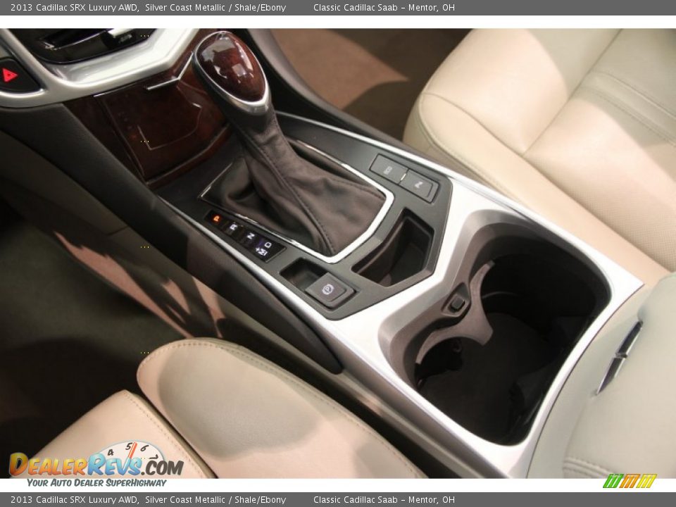 2013 Cadillac SRX Luxury AWD Silver Coast Metallic / Shale/Ebony Photo #12