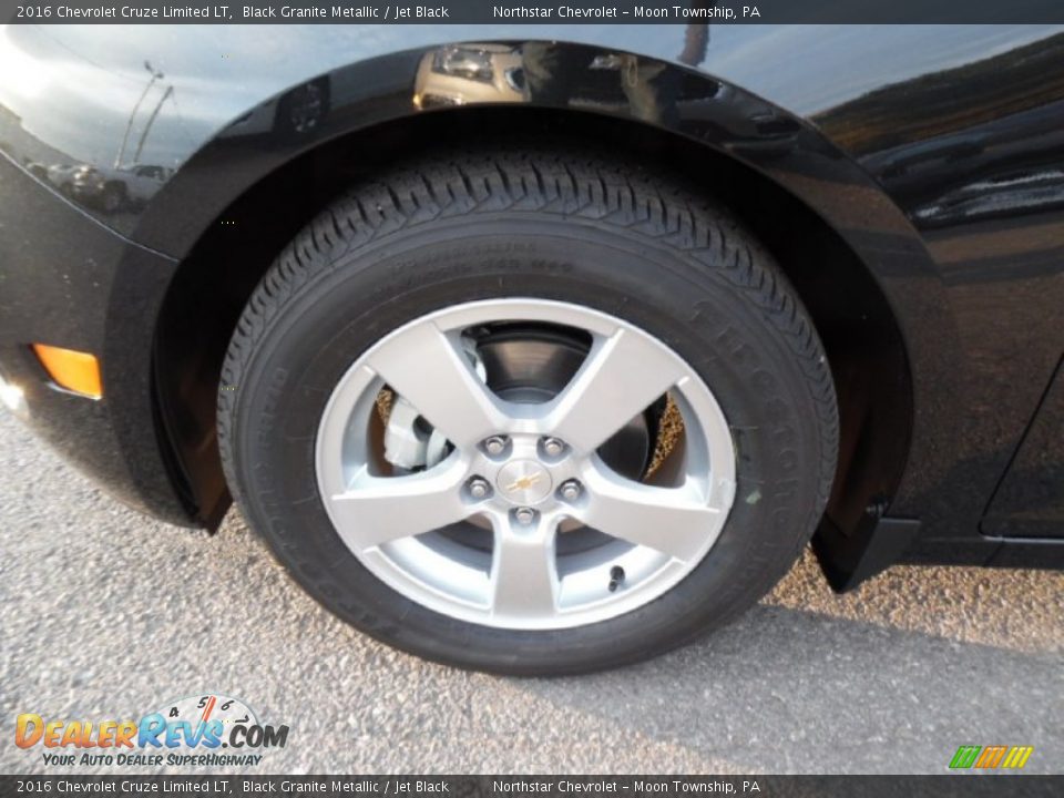 2016 Chevrolet Cruze Limited LT Black Granite Metallic / Jet Black Photo #10