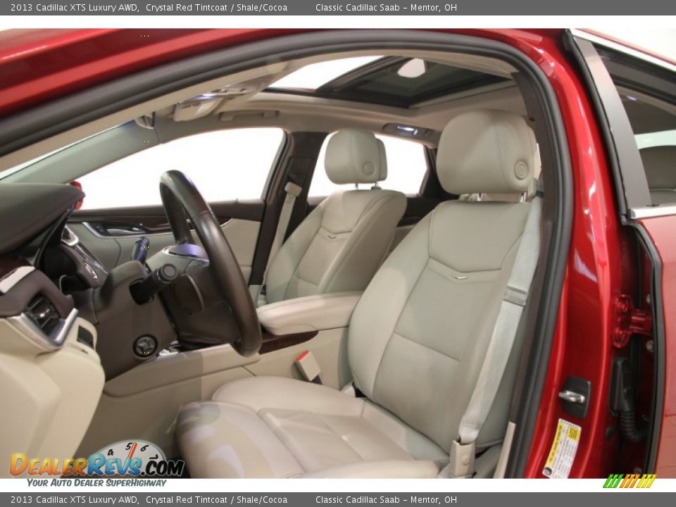 2013 Cadillac XTS Luxury AWD Crystal Red Tintcoat / Shale/Cocoa Photo #5