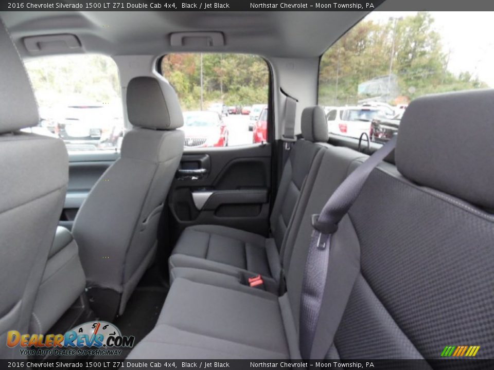 2016 Chevrolet Silverado 1500 LT Z71 Double Cab 4x4 Black / Jet Black Photo #12