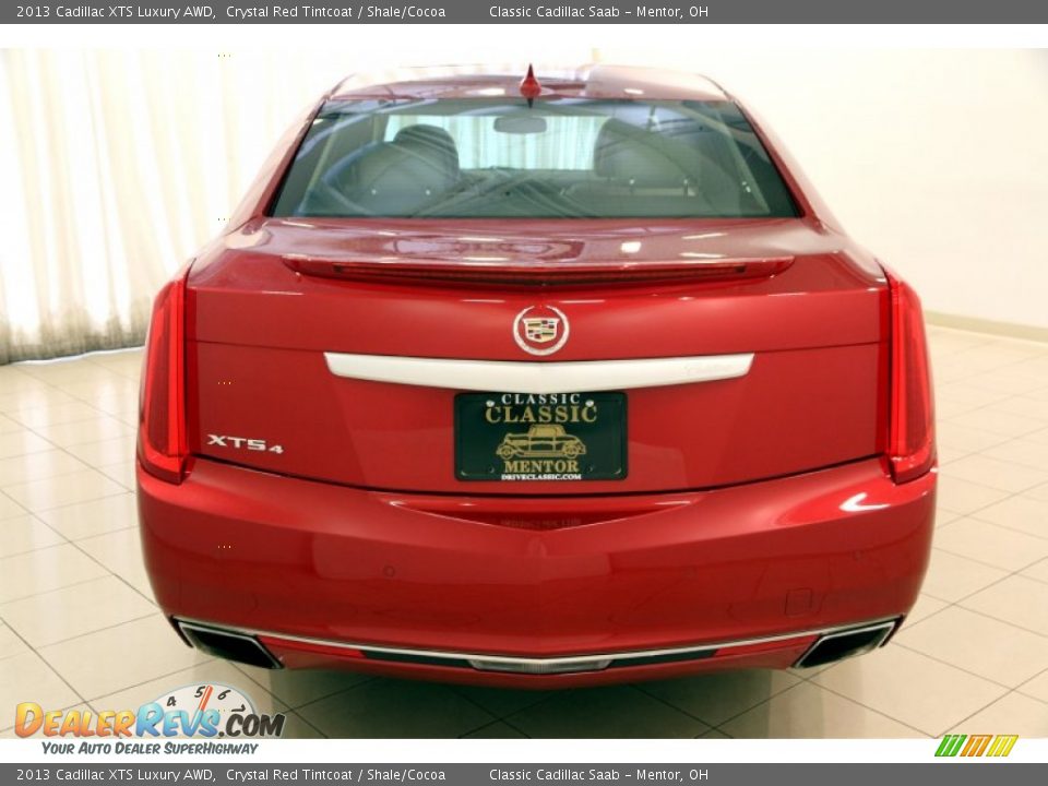2013 Cadillac XTS Luxury AWD Crystal Red Tintcoat / Shale/Cocoa Photo #17