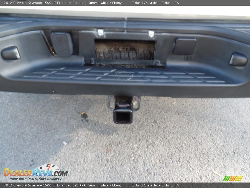 2012 Chevrolet Silverado 1500 LT Extended Cab 4x4 Summit White / Ebony Photo #10
