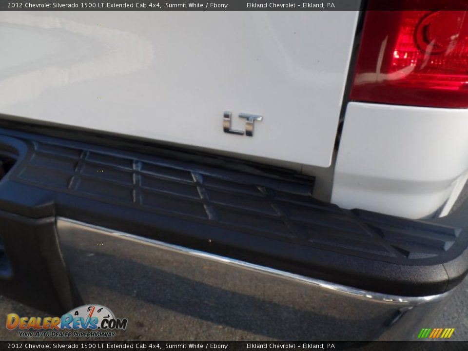 2012 Chevrolet Silverado 1500 LT Extended Cab 4x4 Summit White / Ebony Photo #11