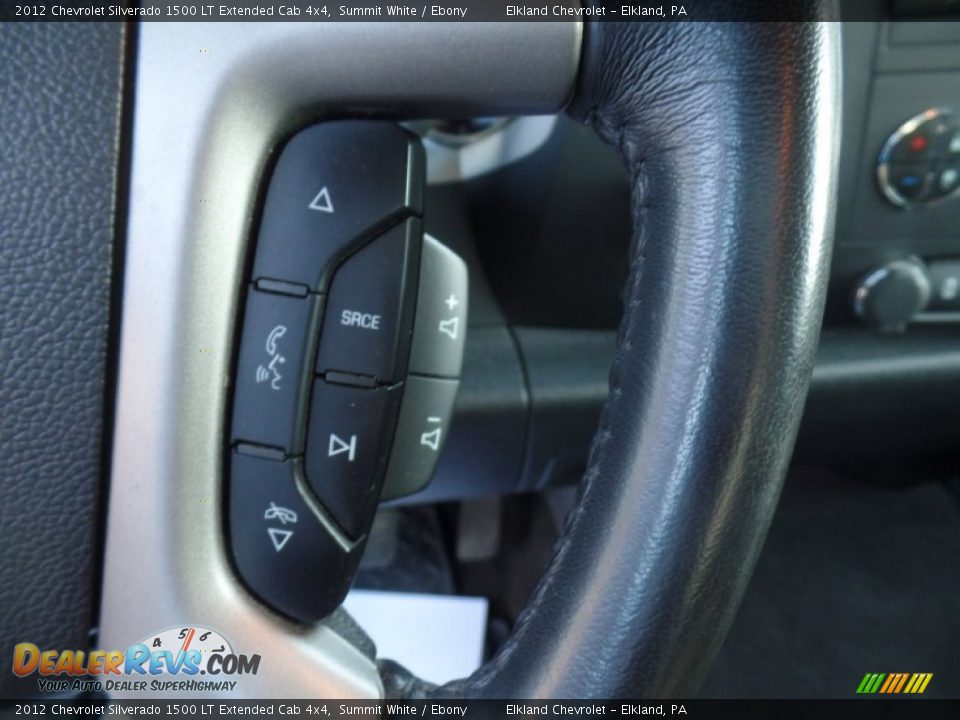 2012 Chevrolet Silverado 1500 LT Extended Cab 4x4 Summit White / Ebony Photo #20