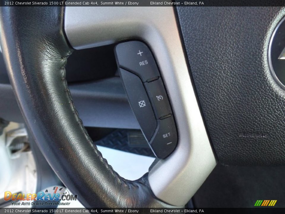 2012 Chevrolet Silverado 1500 LT Extended Cab 4x4 Summit White / Ebony Photo #21