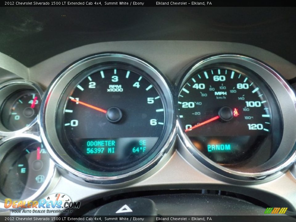 2012 Chevrolet Silverado 1500 LT Extended Cab 4x4 Summit White / Ebony Photo #23