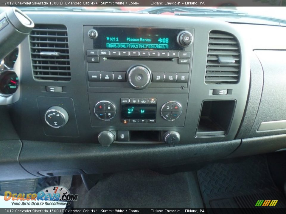 2012 Chevrolet Silverado 1500 LT Extended Cab 4x4 Summit White / Ebony Photo #24
