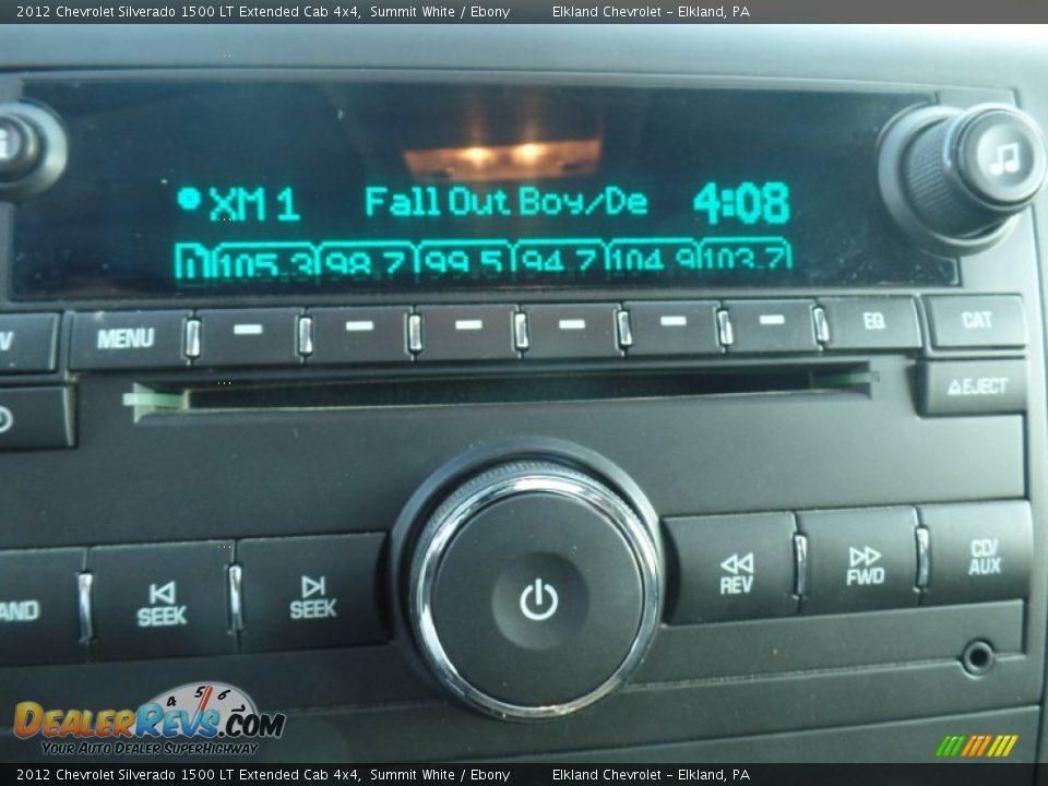 2012 Chevrolet Silverado 1500 LT Extended Cab 4x4 Summit White / Ebony Photo #26