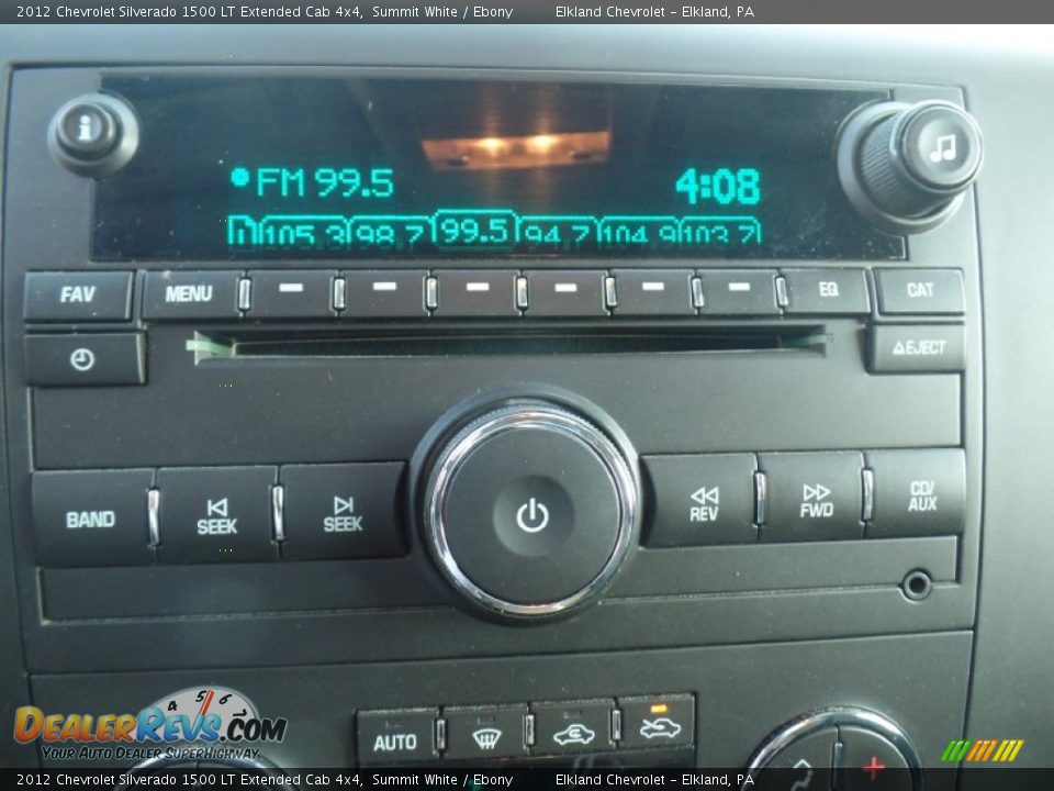 2012 Chevrolet Silverado 1500 LT Extended Cab 4x4 Summit White / Ebony Photo #27