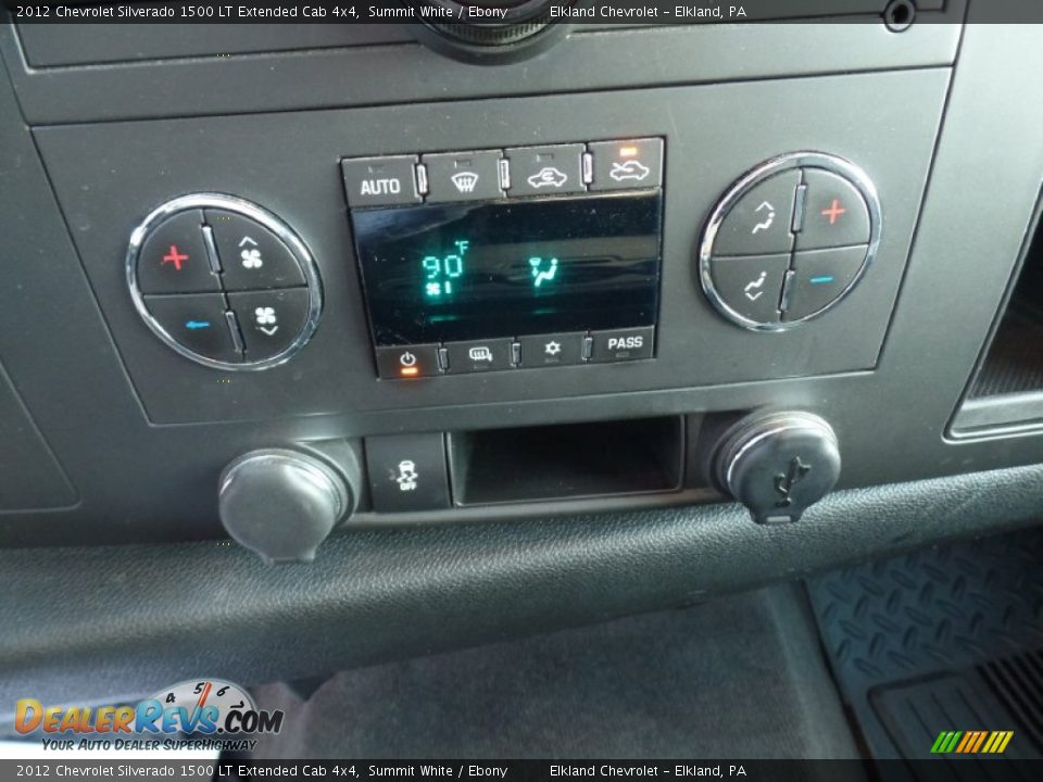 2012 Chevrolet Silverado 1500 LT Extended Cab 4x4 Summit White / Ebony Photo #28