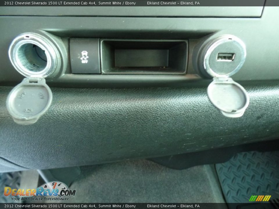 2012 Chevrolet Silverado 1500 LT Extended Cab 4x4 Summit White / Ebony Photo #29
