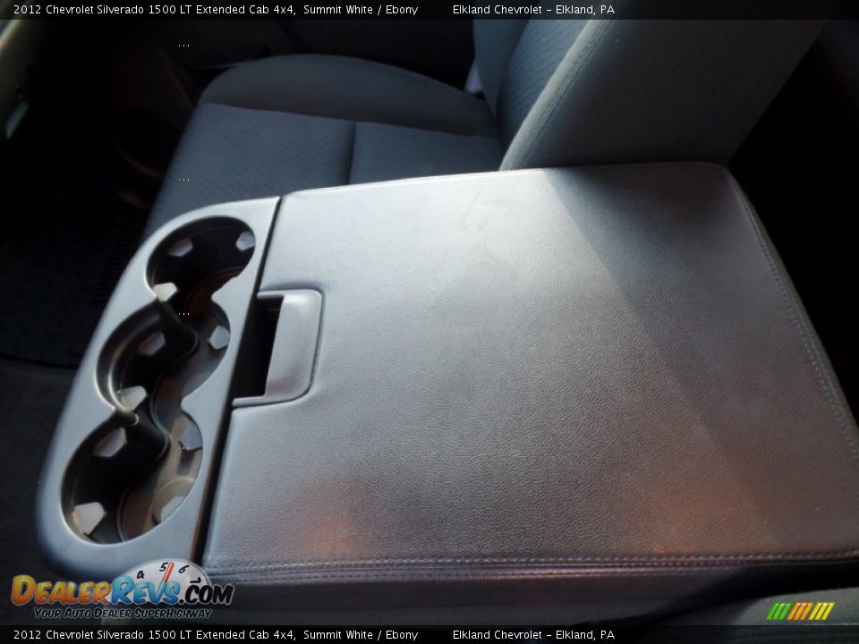 2012 Chevrolet Silverado 1500 LT Extended Cab 4x4 Summit White / Ebony Photo #30