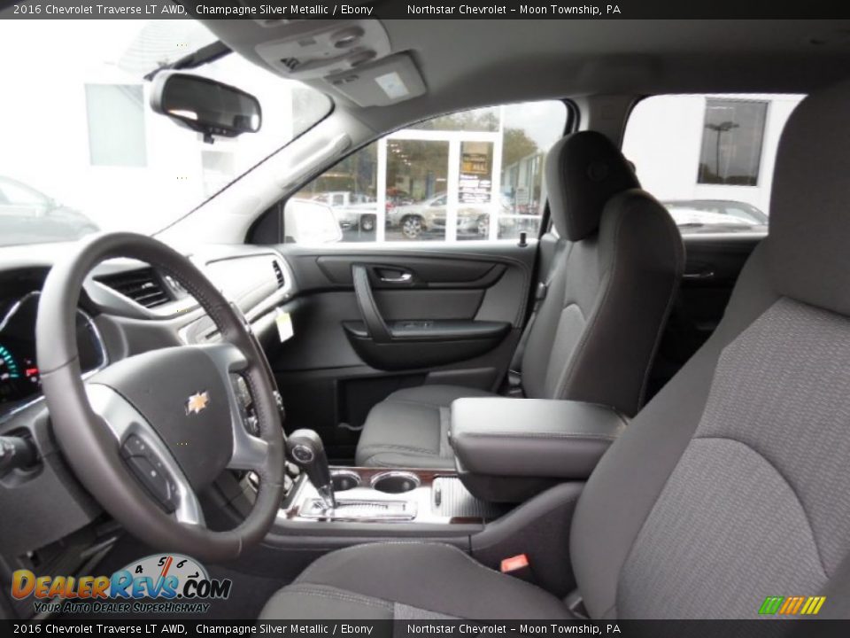2016 Chevrolet Traverse LT AWD Champagne Silver Metallic / Ebony Photo #11