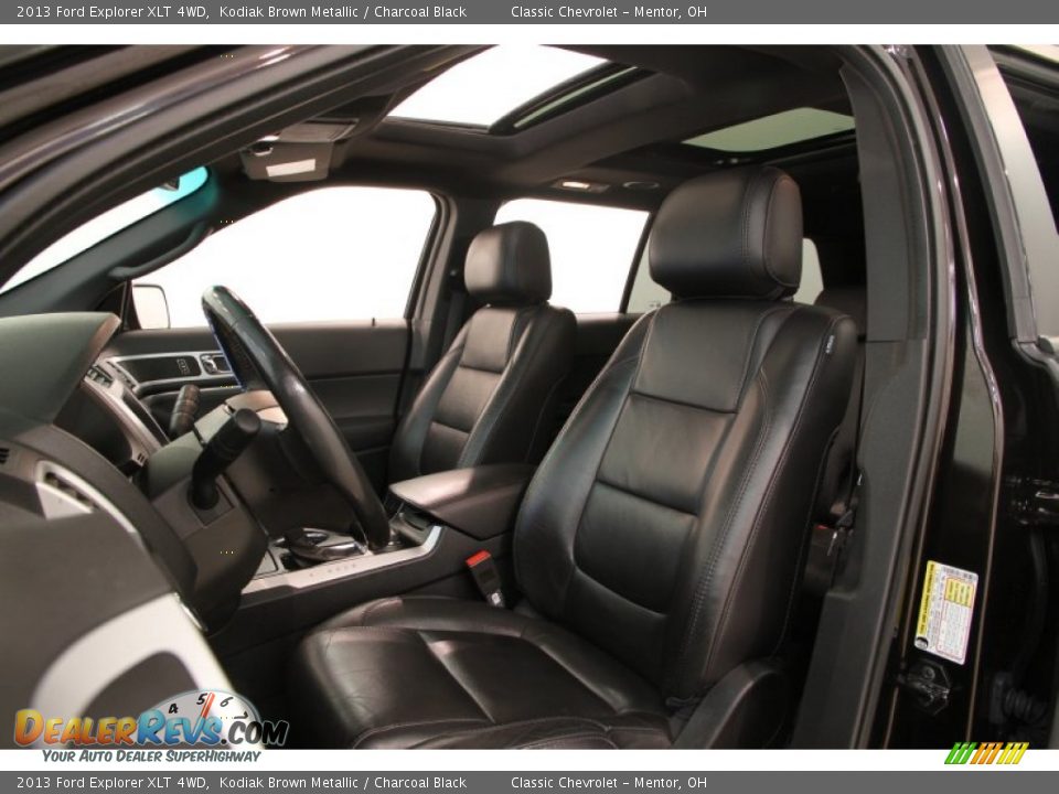 2013 Ford Explorer XLT 4WD Kodiak Brown Metallic / Charcoal Black Photo #5