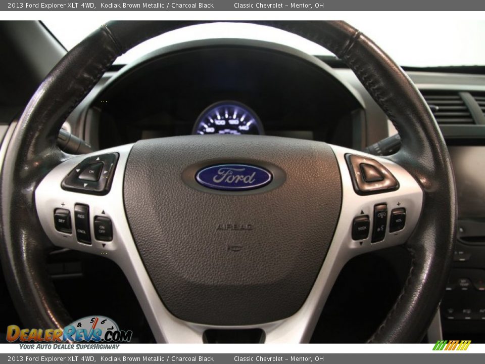 2013 Ford Explorer XLT 4WD Kodiak Brown Metallic / Charcoal Black Photo #6