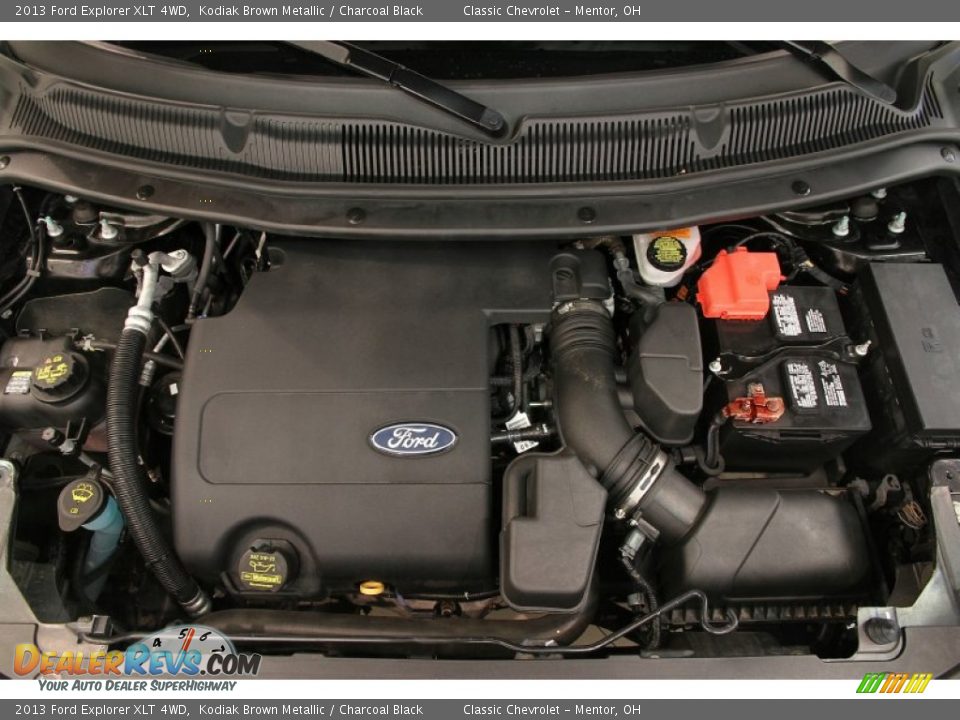 2013 Ford Explorer XLT 4WD Kodiak Brown Metallic / Charcoal Black Photo #17