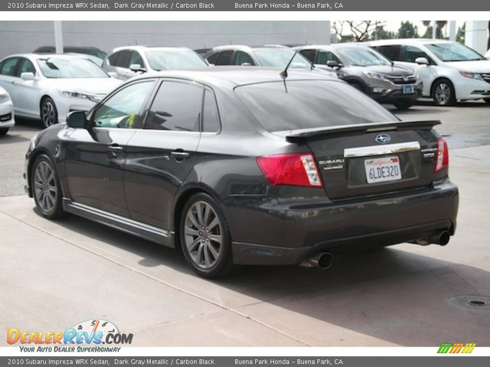 2010 Subaru Impreza WRX Sedan Dark Gray Metallic / Carbon Black Photo #2