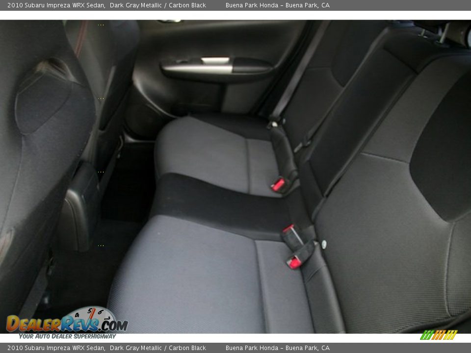 2010 Subaru Impreza WRX Sedan Dark Gray Metallic / Carbon Black Photo #4