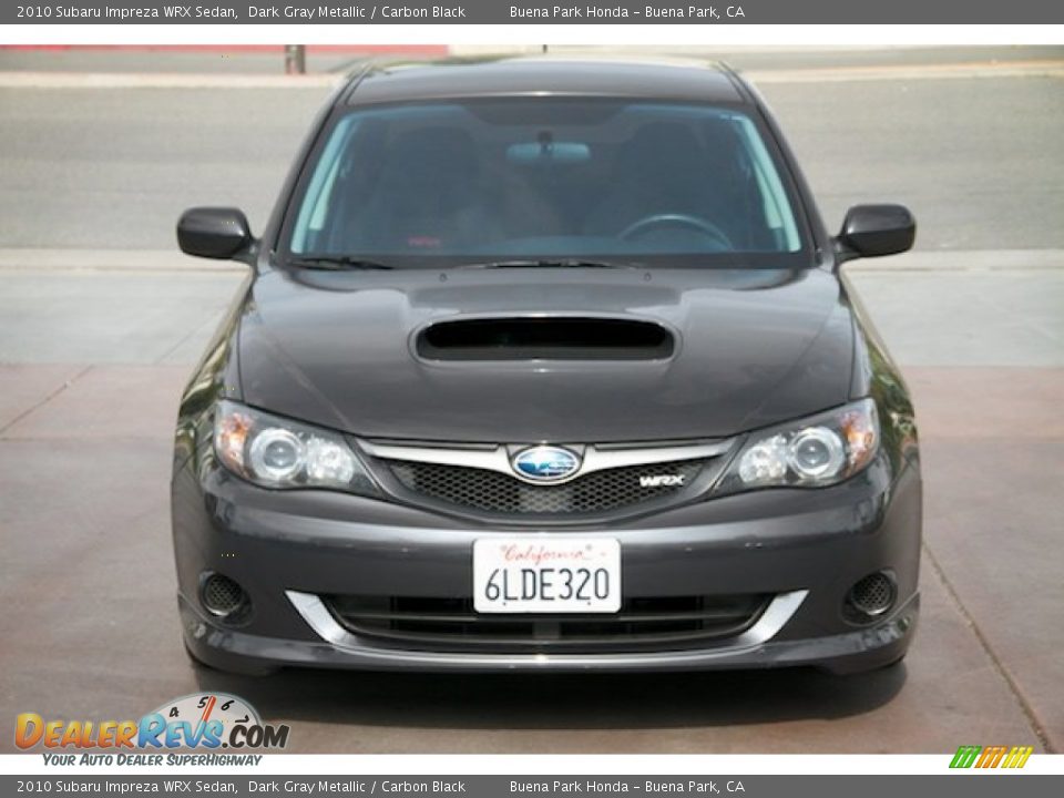 2010 Subaru Impreza WRX Sedan Dark Gray Metallic / Carbon Black Photo #7