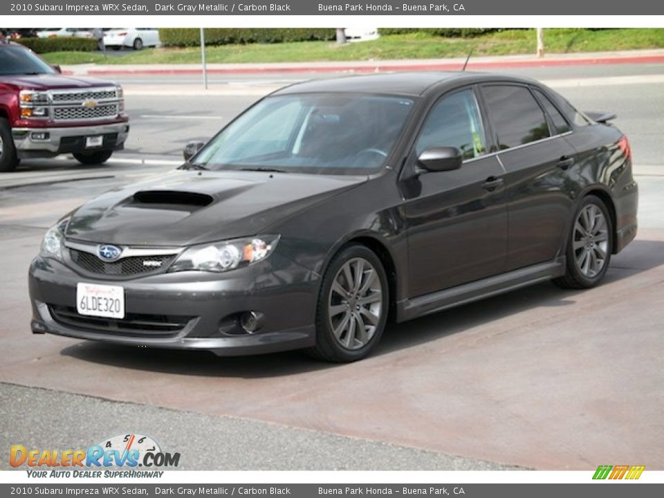 2010 Subaru Impreza WRX Sedan Dark Gray Metallic / Carbon Black Photo #8