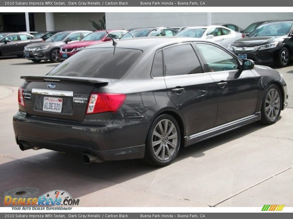 2010 Subaru Impreza WRX Sedan Dark Gray Metallic / Carbon Black Photo #11