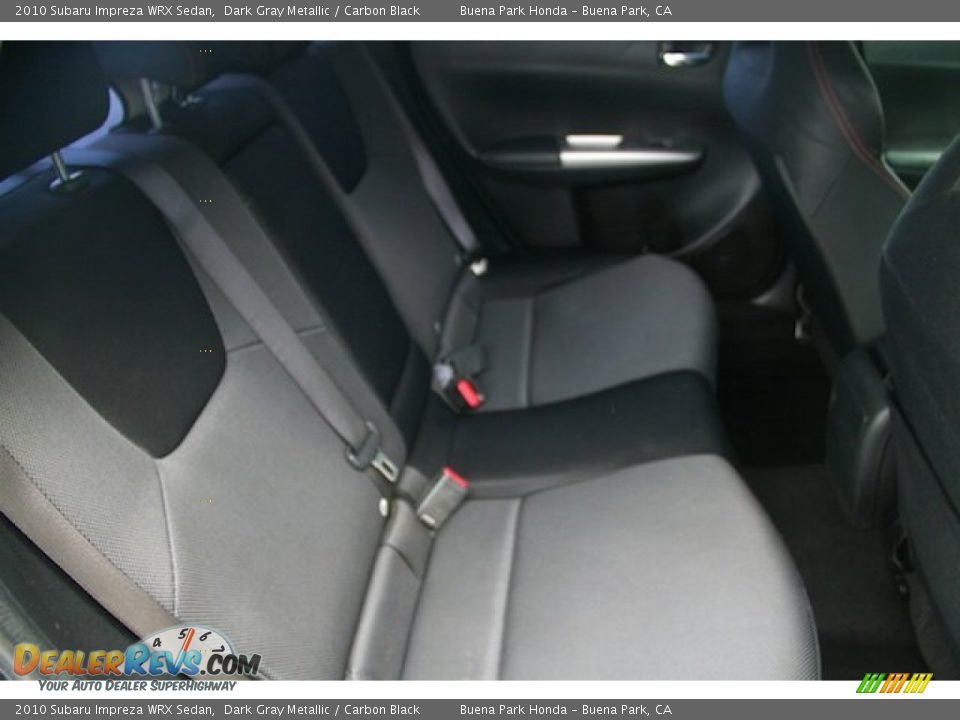 2010 Subaru Impreza WRX Sedan Dark Gray Metallic / Carbon Black Photo #16