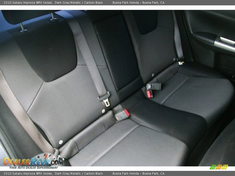 2010 Subaru Impreza WRX Sedan Dark Gray Metallic / Carbon Black Photo #17