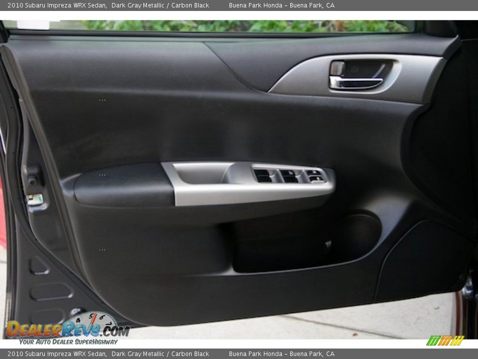 2010 Subaru Impreza WRX Sedan Dark Gray Metallic / Carbon Black Photo #21