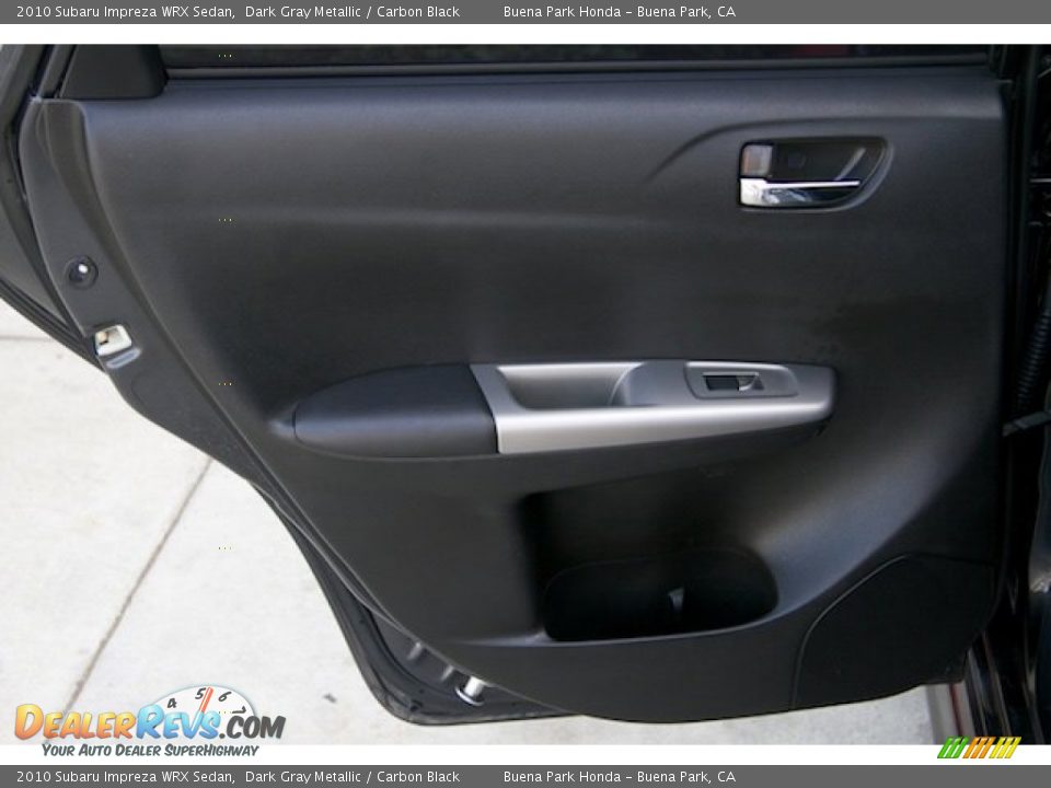 2010 Subaru Impreza WRX Sedan Dark Gray Metallic / Carbon Black Photo #22