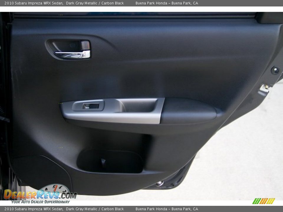 2010 Subaru Impreza WRX Sedan Dark Gray Metallic / Carbon Black Photo #23