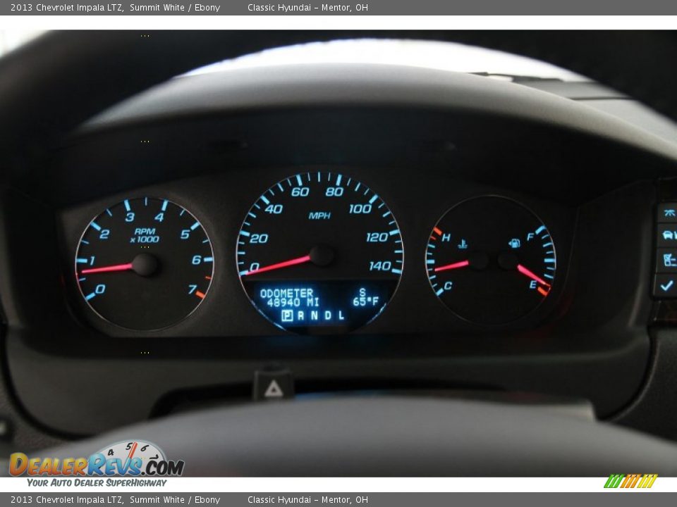 2013 Chevrolet Impala LTZ Summit White / Ebony Photo #7