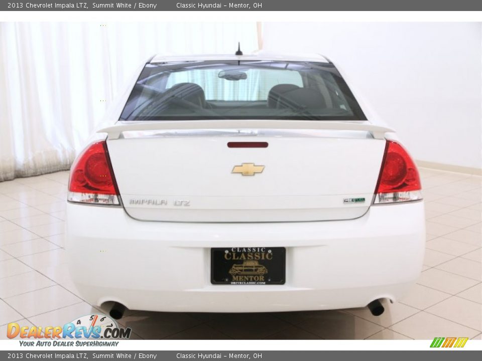 2013 Chevrolet Impala LTZ Summit White / Ebony Photo #13