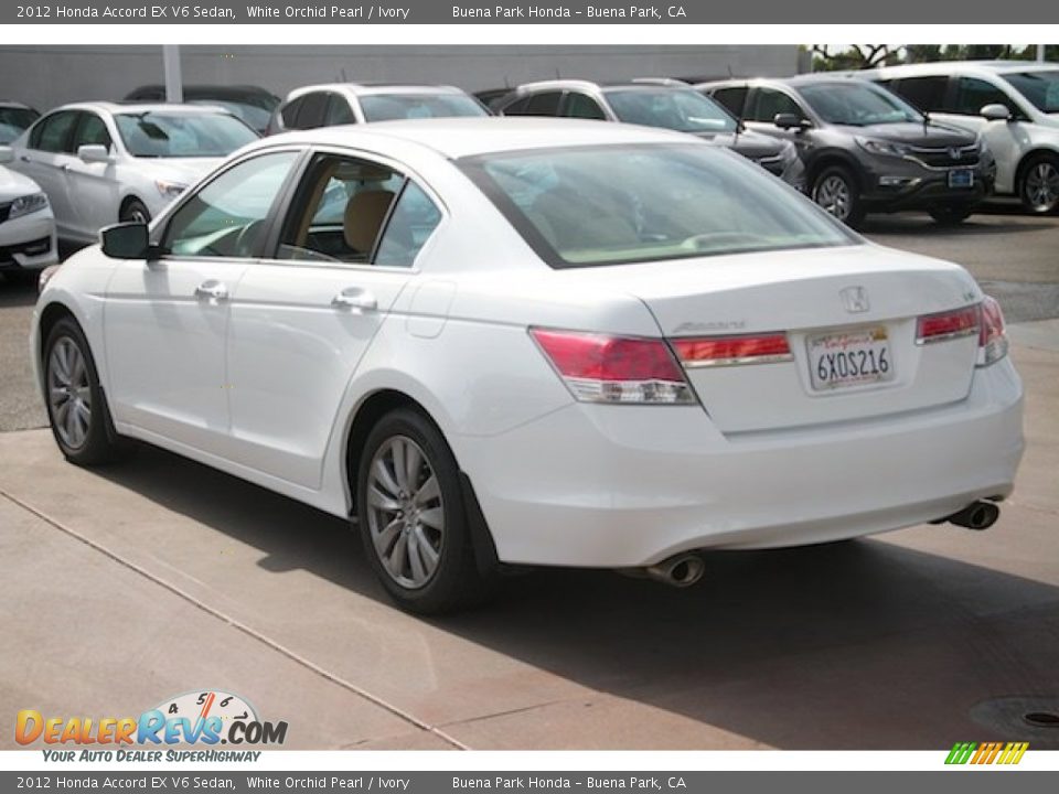 2012 Honda Accord EX V6 Sedan White Orchid Pearl / Ivory Photo #2