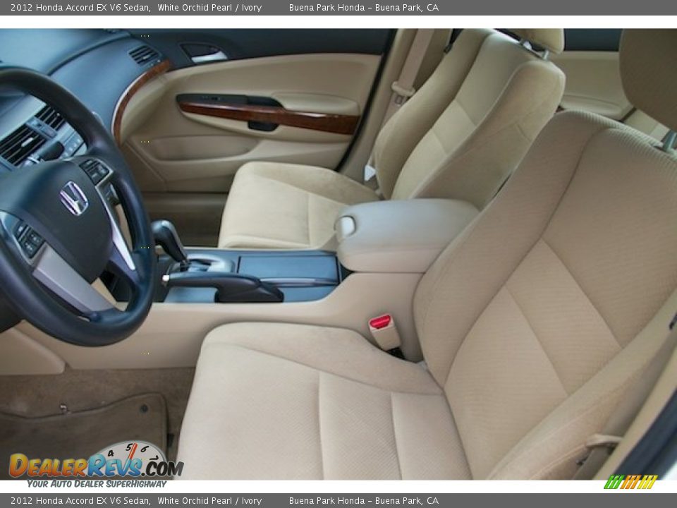 2012 Honda Accord EX V6 Sedan White Orchid Pearl / Ivory Photo #3