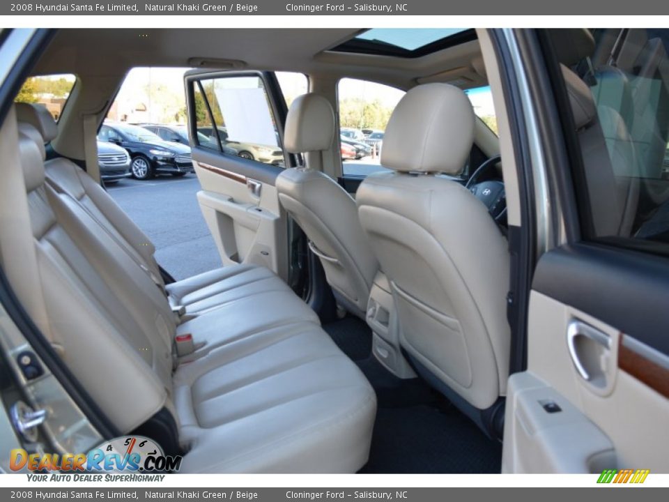 Rear Seat of 2008 Hyundai Santa Fe Limited Photo #15