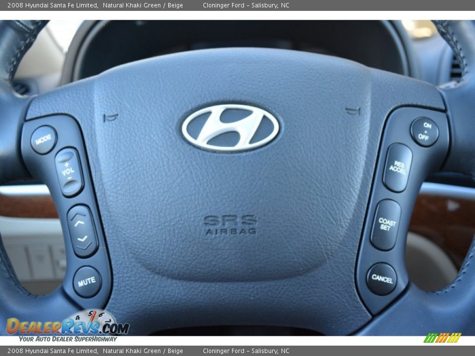 2008 Hyundai Santa Fe Limited Steering Wheel Photo #24