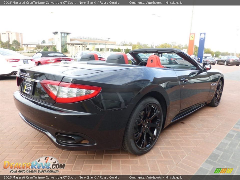 2016 Maserati GranTurismo Convertible GT Sport Nero (Black) / Rosso Corallo Photo #3