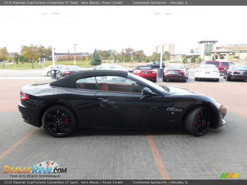 2016 Maserati GranTurismo Convertible GT Sport Nero (Black) / Rosso Corallo Photo #8