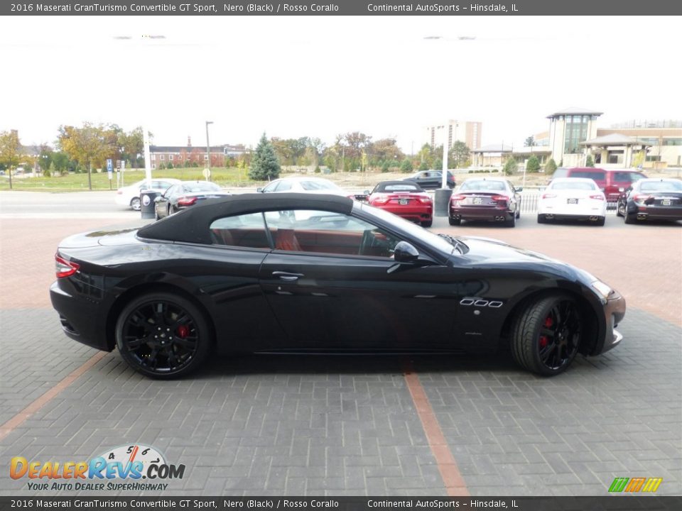 2016 Maserati GranTurismo Convertible GT Sport Nero (Black) / Rosso Corallo Photo #8