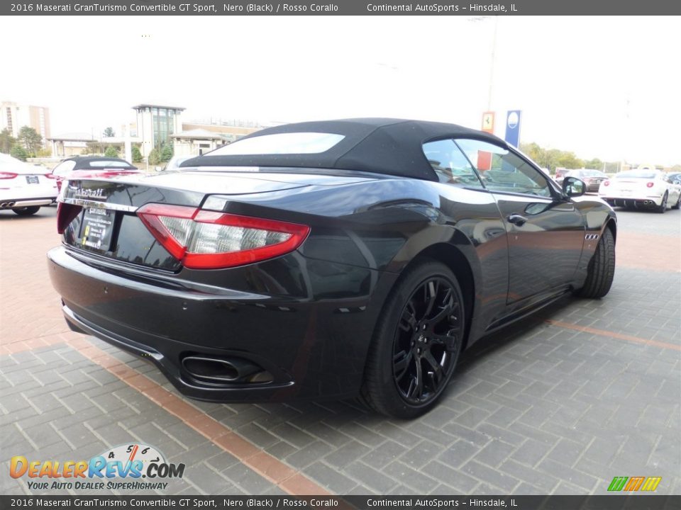 2016 Maserati GranTurismo Convertible GT Sport Nero (Black) / Rosso Corallo Photo #9