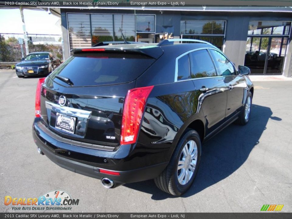 2013 Cadillac SRX Luxury AWD Black Ice Metallic / Shale/Ebony Photo #4