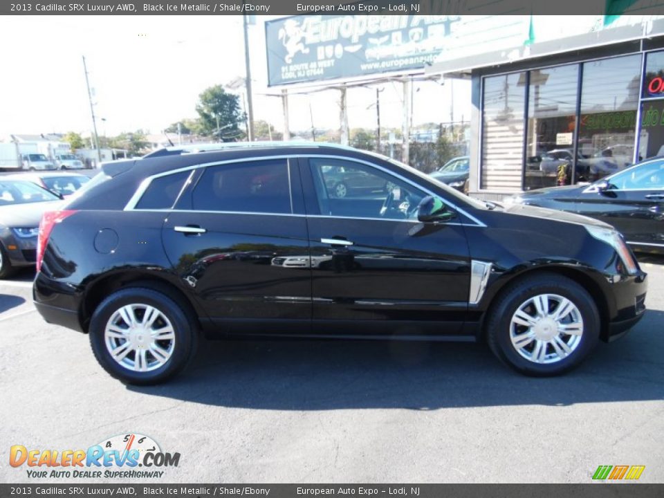 2013 Cadillac SRX Luxury AWD Black Ice Metallic / Shale/Ebony Photo #5