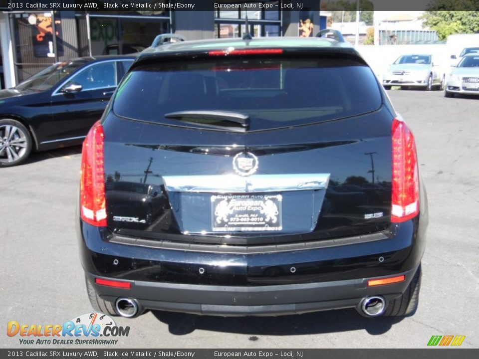 2013 Cadillac SRX Luxury AWD Black Ice Metallic / Shale/Ebony Photo #7